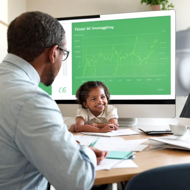 価値に基づいた資金計画を相談している家族のシーン