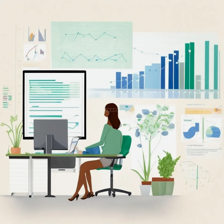 資産形成の進捗を計画図で示す専門家